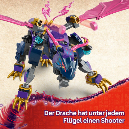 LEGO NINJAGO Master Dragon Rontu - Moving dragon figure with shooters - 4 minifigures, including Lloyd, Sora & Wyldfyre - Ninja toy for kids - Gift for boys aged 7 and up - 71842