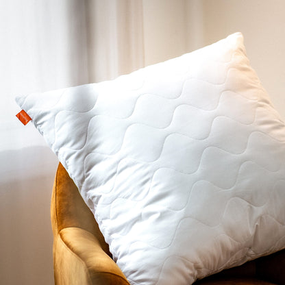 Sleeping pillow 60x80 cm, hypoallergenic, washable, Made in EU, Ökotex, large sleep pillow 60 x 80, bed pillow, pillow, Basic 100