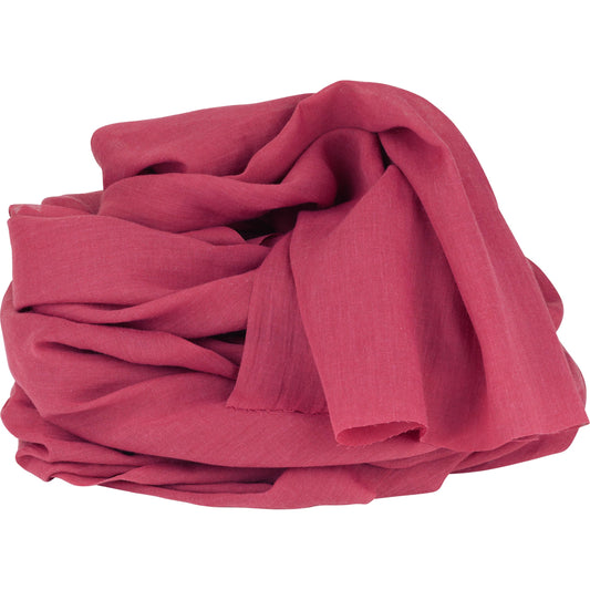 100% Mosel Muslin decorative fabric, in Bordeaux Red (48 cm x 5 m), 66 g/m², very thin table runner, Elegant table decoration for wedding & Christmas, Table ribbon as decoration for special occasions.