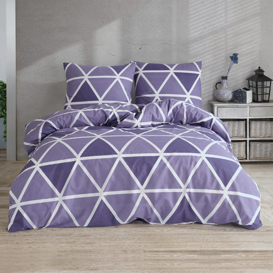 Mixibaby bedding set duvet cover printed cotton 135x200 155x220 200x200, Size: 200 x 200 cm, Design: Berkia Blue