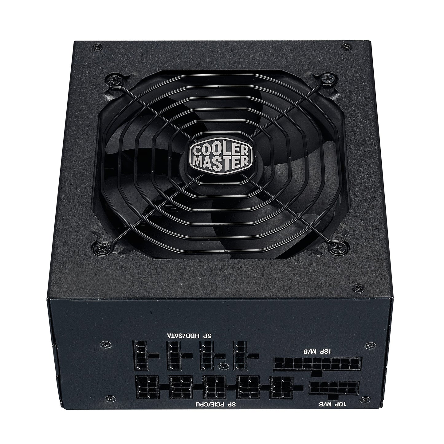 Cooler Master MWE 750 Gold V2, Modular PC Power Supply (EU Plug), 80 Plus Gold, 750 Watt PSU with Flat Cables, 120mm HDB Fan, Temperature Threshold 50°C
