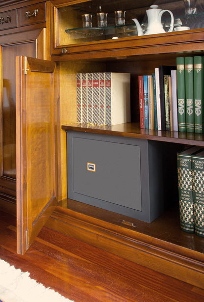 ARREGUI Plus C 180320 Safe Security Level S2 | Steel furniture safe with Class A certified high security lock | Safe for home or business | Safe with key | 25 x 35 x 25cm | 15L