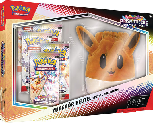 Pokémon Trading Card Game: Special Collection Crimson & Purple - Prismatic Evolutions: Accessories Bag