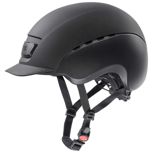 uvex elexxion - durable riding helmet for women and men - custom sizing - optimal ventilation - Black matt - 57-59 cm