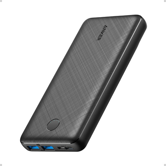 Anchor 325 Powerbank, 20000mAh external battery PowerIQ Technology USB-C Port, high energy density, compatible with iPhone, Samsung Galaxy, iPad and more.