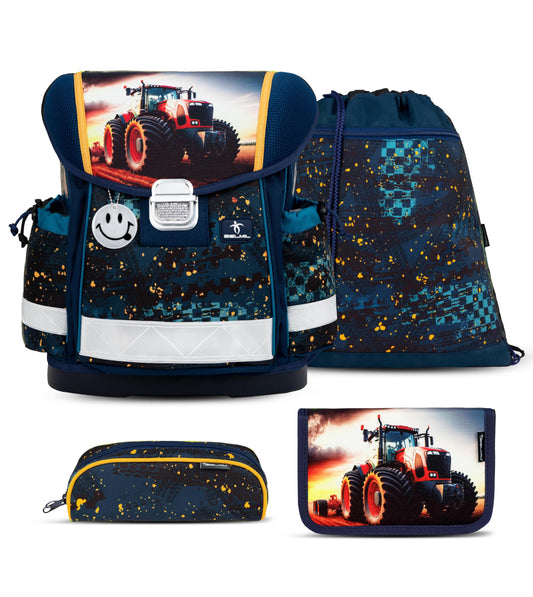 Belmil Classy School Backpack Set 4 - piece (403-13/AG/S) (Tractron)