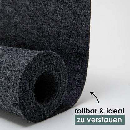 Desk pad felt 80x40cm - Made in Germany - washable desk pad made from upcycled rPET felt - Large mouse pad - Desk pad felt easy and green®