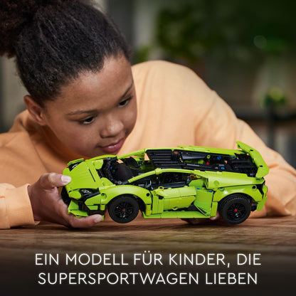 LEGO 42161 Technic Lamborghini Huracán. Toy car model building kit for kids, boys, girls, and motorsport fans. Great car gift for collecting.