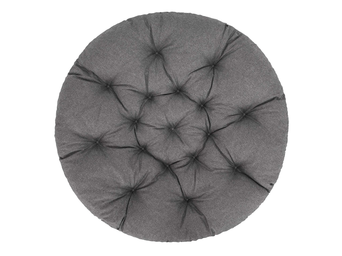 PillowPrim cushion for papasan chair, seat cushion, replacement cushion papasan D 114 cm floor cushion padded seat cushion play mat hanging chair Made in EU - Anthracite
