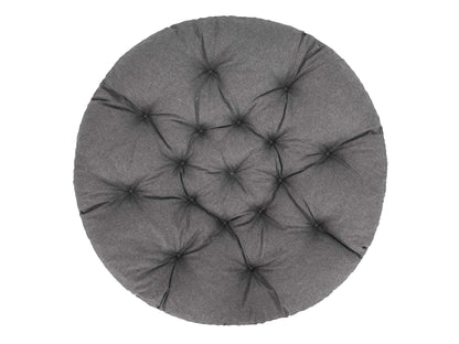 PillowPrim cushion for papasan chair, seat cushion, replacement cushion papasan D 114 cm floor cushion padded seat cushion play mat hanging chair Made in EU - Anthracite