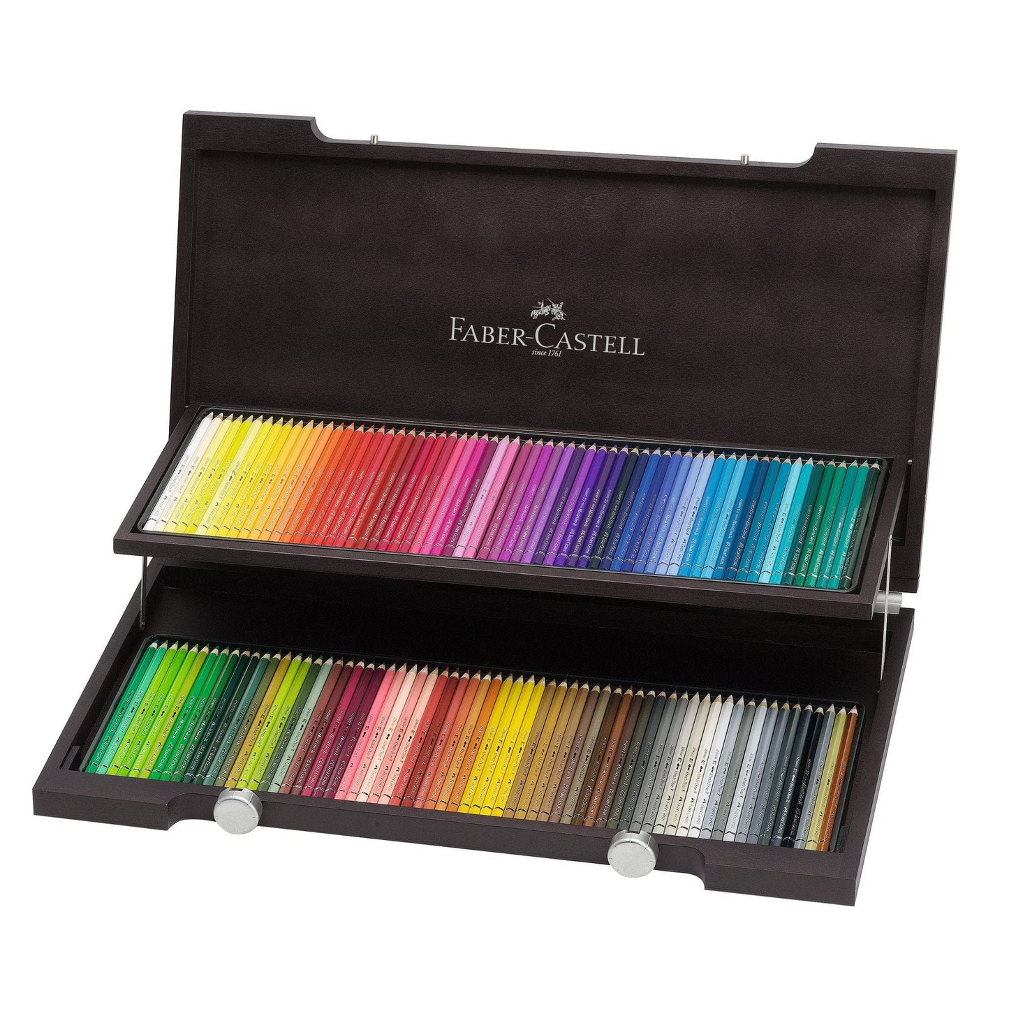 Faber-Castell 117513 Albrecht Dürer watercolor pencils, wooden case with 120 watercolor pencils with thick 3.8mm leads, pencils with water-soluble pigments.