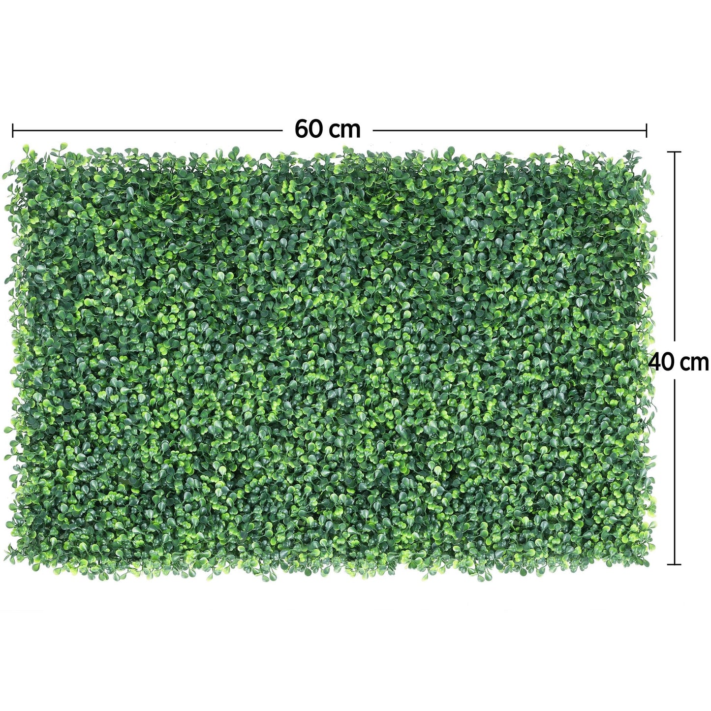 Yaheetech 6pcs Artificial Ivy Garden Privacy Screen, 60x40cm Plant Wall with Shade Net, UV Protection, Artificial Hedge for Balcony Garden Decoration