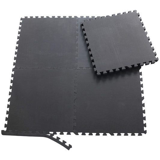 Sporttrend 24® 6 protective mats without edge pieces Color choice 60x60x1cm | 2.16sqm | Floor protection mat Exercise mat Puzzle mat Fitness mat Underlay mat Floor mat Training mat Yoga mat