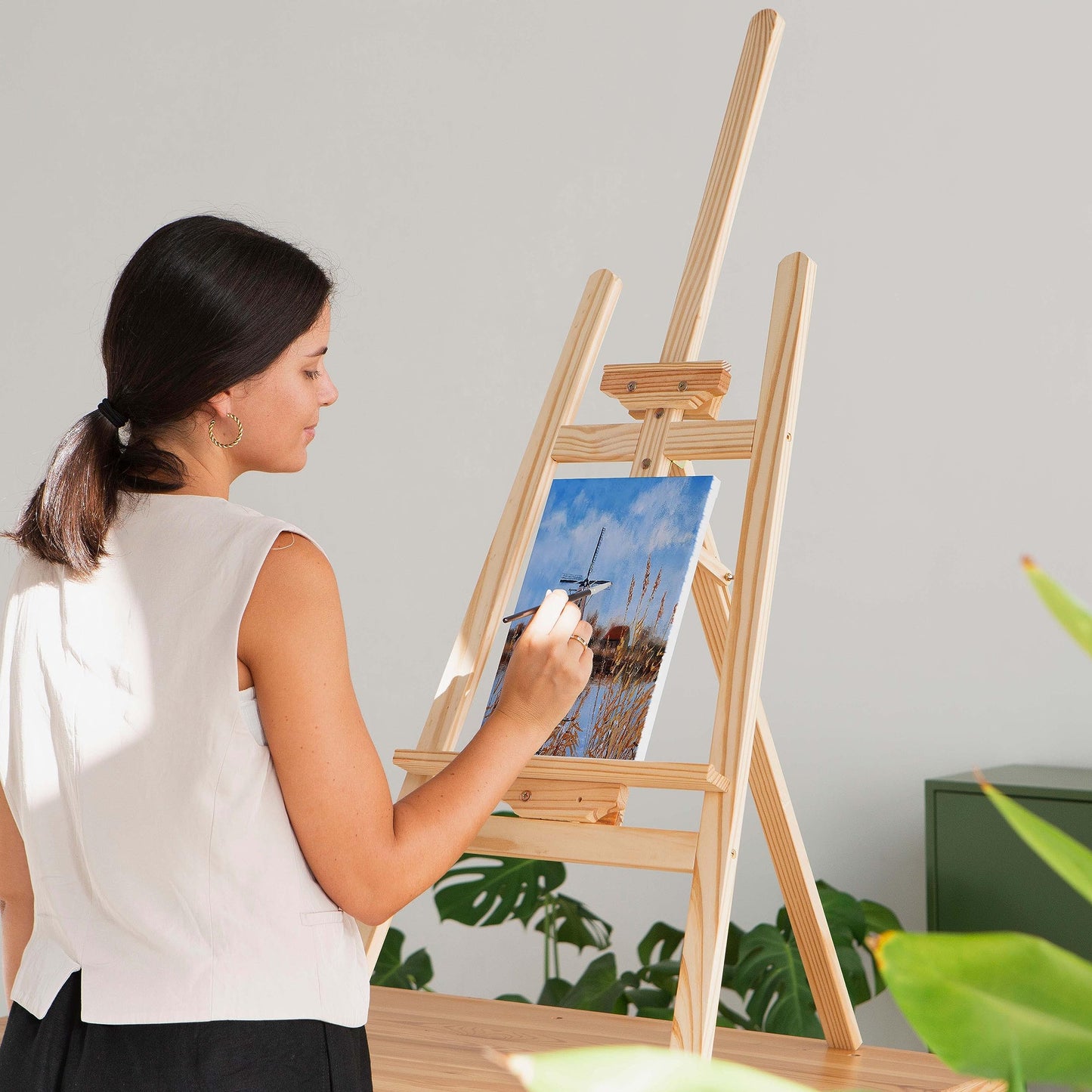 Momentum Stretched Canvases, 20.3 x 30.5 cm, 6 Pack Canvases for Painting, Painting, Canvas Bulk Pack, stretched canvas for adults, blank canvas for painting, painting, canvas, art canvas