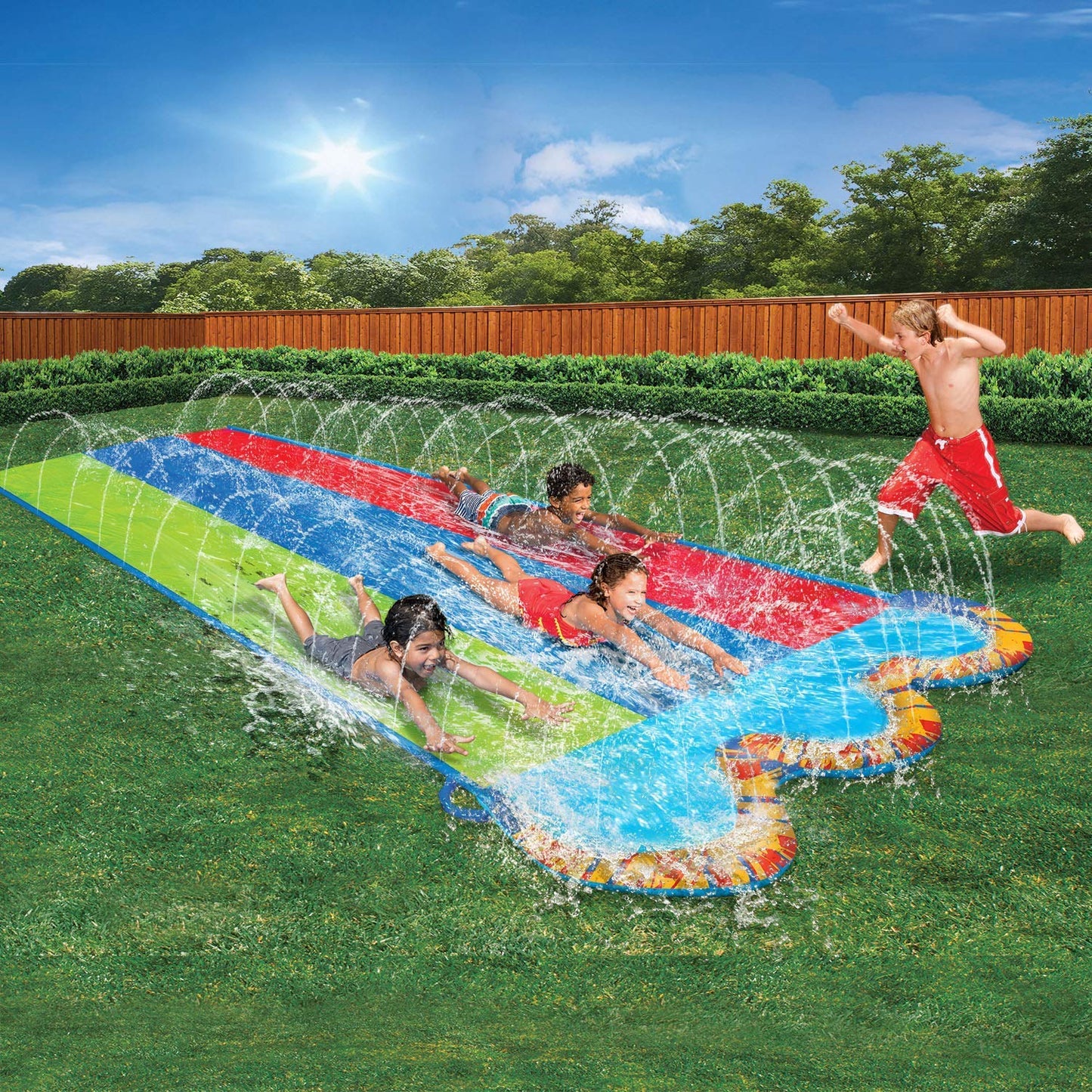 Banzai 42329 Triple Racer Water Slide