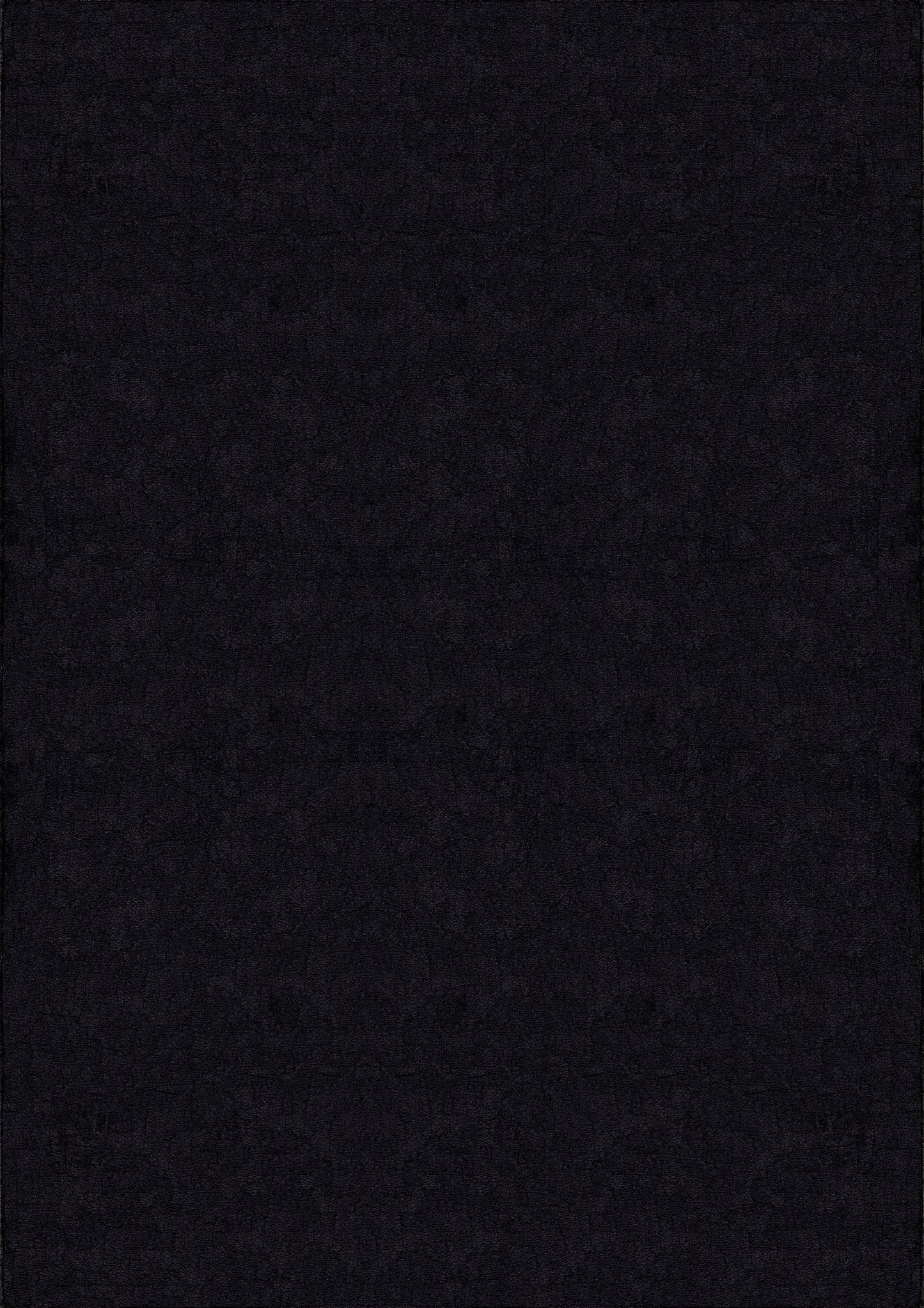 The carpet Relax Modern Fluffy Short Pile Rug, Anti-Slip Bottom, Washable up to 30 degrees, Super Soft, Fur Look, Black, 200 x 290 cm