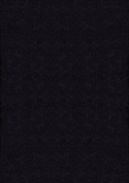 The carpet Relax Modern Fluffy Short Pile Rug, Anti-Slip Bottom, Washable up to 30 degrees, Super Soft, Fur Look, Black, 200 x 290 cm