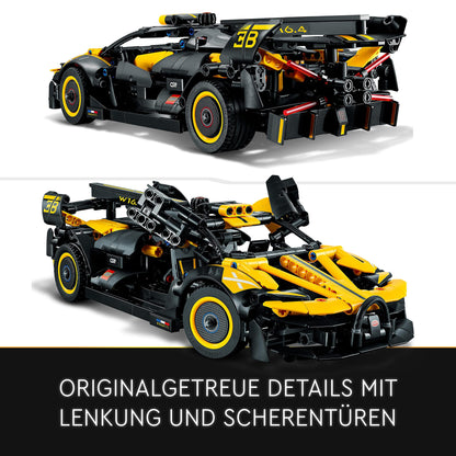 LEGO Technic Bugatti Chiron, car model building kit, sports car toy, iconic car set for collecting, building toy for ages 9 and up 42151