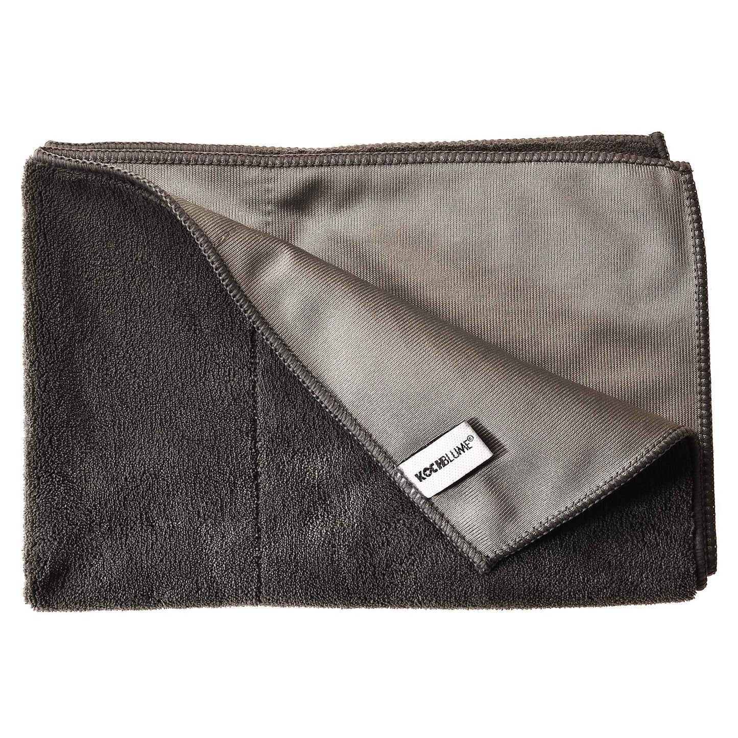 Cooking flower kitchen towel 60x40cm 5-piece set | Microfiber towel | Extra absorbent fibers and polishing side | Washable up to 40°C | Color: anthracite/gray