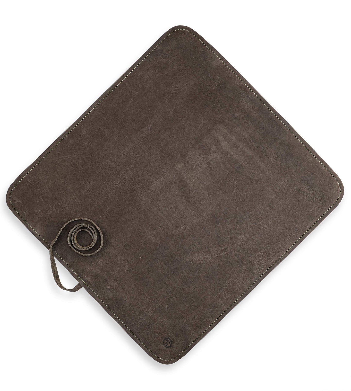 Angus Stoke Knife Bag Chef Knife - Premium Leather Chef Knife Roll Large - Knife Bag Chefs - Chef Bag Noah (Olive Green)