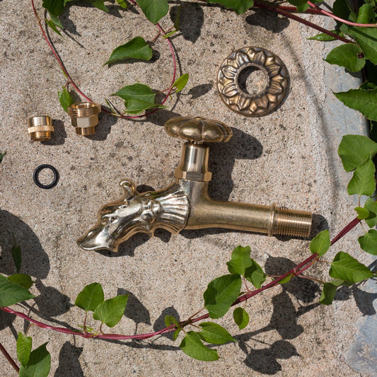 Ancient Faucet | Brass Water Spout for Fountain | Dragon Head Design