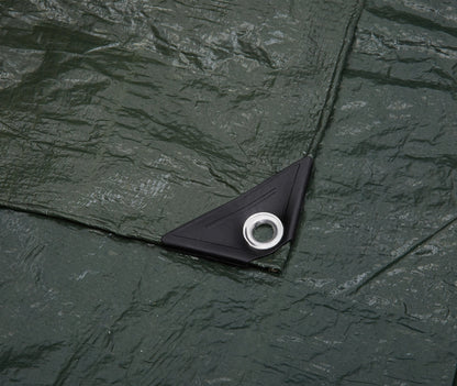 Amazon Basics - Camping Tarp Waterproof, 3.04 x 3.65 m, Green