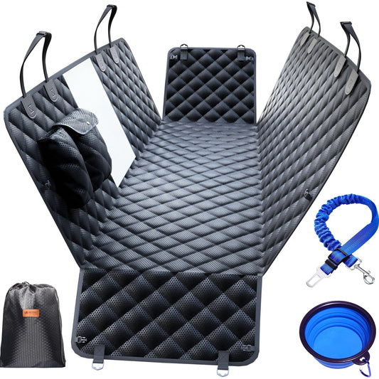 PETPROVED dog car seat cover back seat protector car blanket back seat protector car protection cover dog back seat (with accessories)