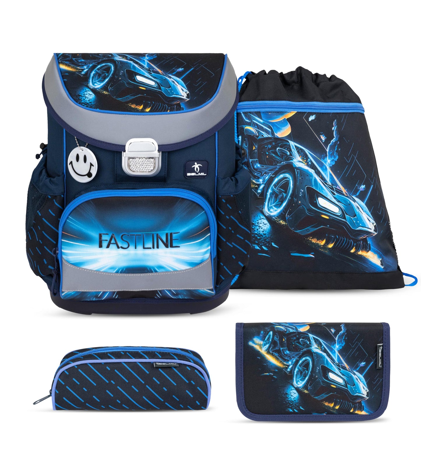 Belmil Mini-Fit School Bag Set 4-piece (405-33/AG/S) (Fastline)