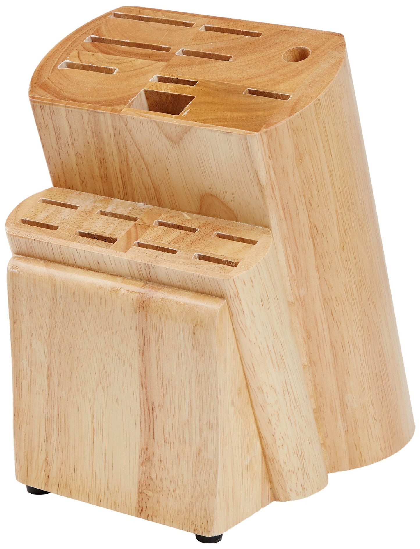 Amazon Basics Premium Knife Block, 18 Pieces, Black