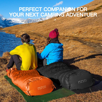 Bessport sleeping bag 3-4 seasons water resistant winter mummy sleeping bag temperature 0°C warm for outdoor camping festival trekking