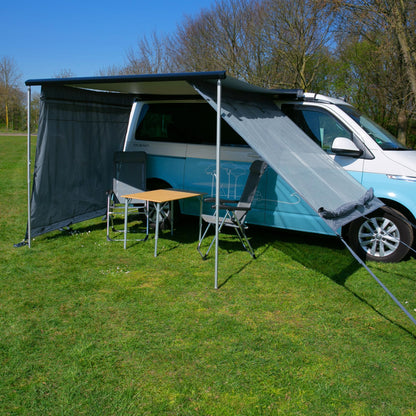 your GEAR Camping Bus Sun + Rain Blocker Side Walls - 2 x side wall for awning with 2m extension