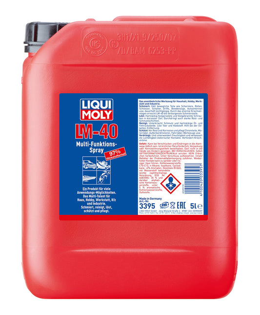 LIQUI MOLY LM 40 Multifunction Spray | 5 L | Corrosion Protection | Rust Remover | Part Number: 3395