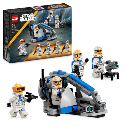 LEGO Star Wars Tenoo Jedi Temple, playset for beginners featuring minifigures LYS Solay & Star Wars Ahsoka's Clone Trooper of the 332nd Company.