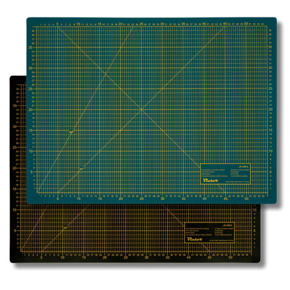 Victor cutting mat green black 90x120cm 3-layer cutting mat A0 self-healing - crafting mat - cutting mat - cutting mat - desk mat - desk mat sewing