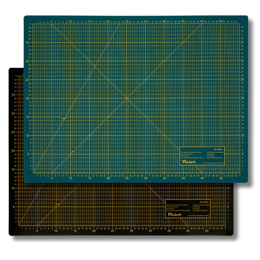 Victor cutting mat green black 90x120cm 3-layer cutting mat A0 self-healing - crafting mat - cutting mat - cutting mat - desk mat - desk mat sewing