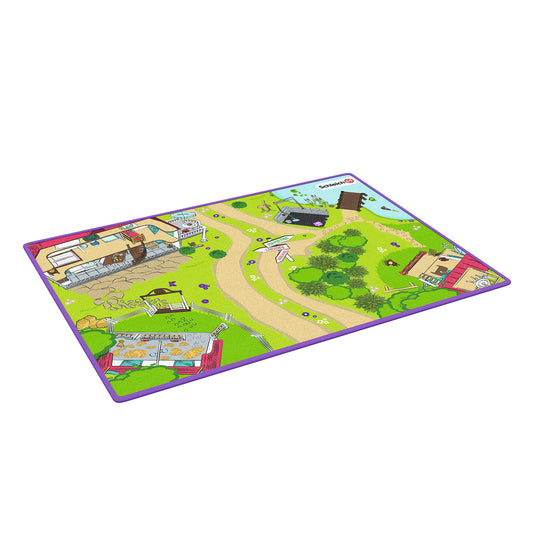 SCHLEICH 42465 Playmat Horse Club, for children aged 5-12, Horse Club accessories.