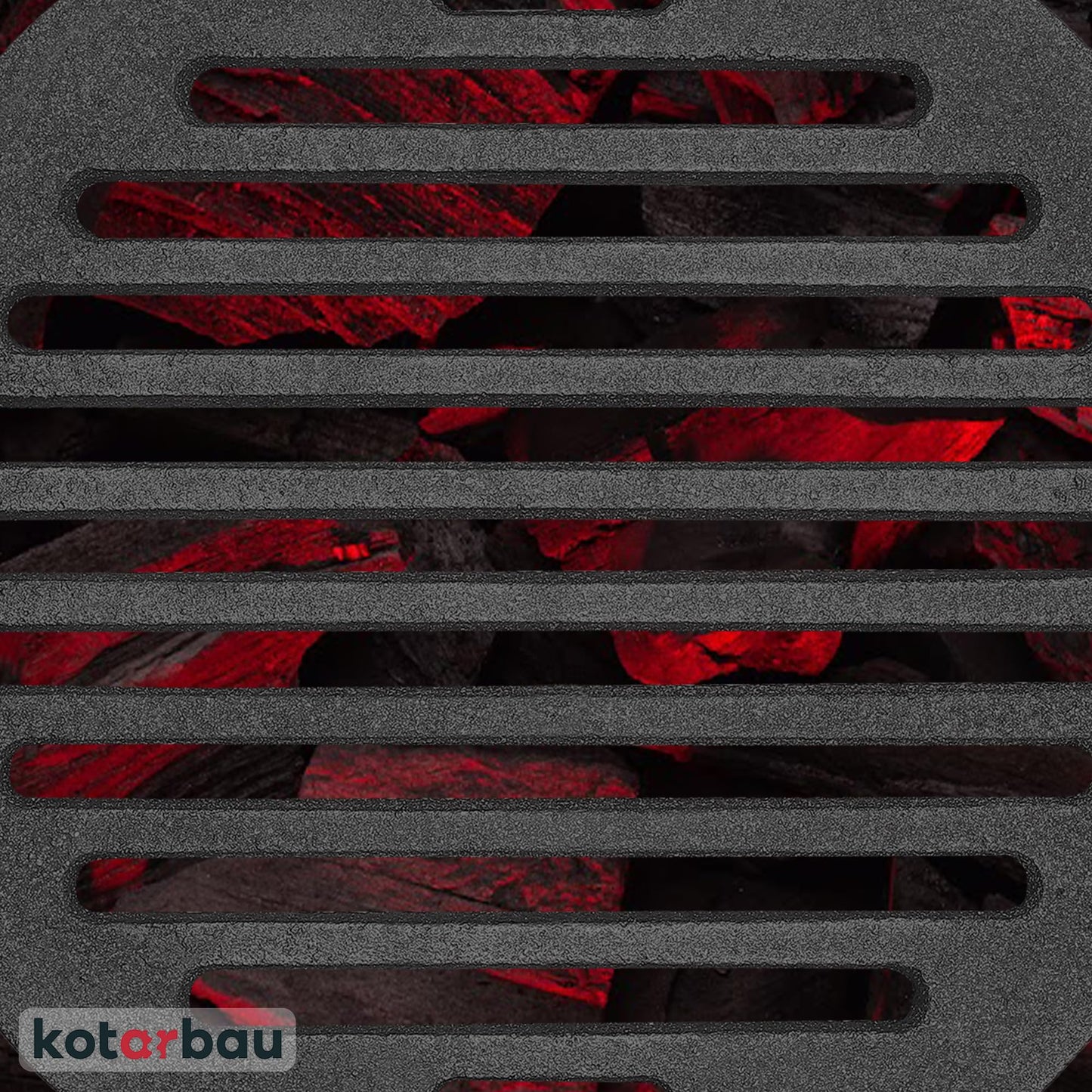 KOTARBAU Fireplace Grate Ø 25 cm Round Grate Ash Grate Stove Grill Grate Hearth Grate Grate Oven Grid Fireplace Spare Parts Accessories Cast Iron Grate Oven Grate Grill Fireplace Round