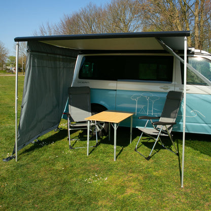 your GEAR Camping Bus Sun + Rain Blocker Side Walls - 2 x side wall for awning with 2m extension