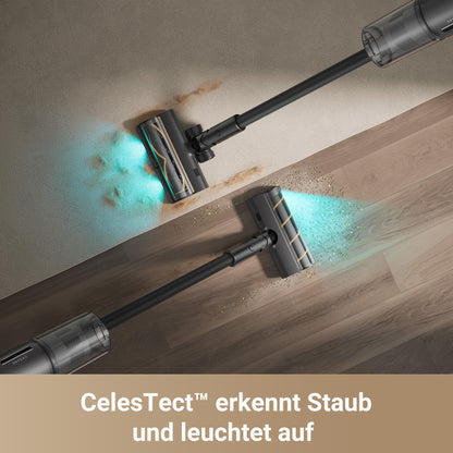 Dreame Z30 Cordless Stick Vacuum, 310 AW Suction Power, 90 min Max Cleaning Time, Dust-Reveal Technology, Pet Hair Removal Tool, Multi-Surface Cleaning Power, Dirt Detection.