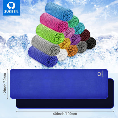 Cooling towel set, neck cooling towels, cooling hand towel, cooling towel for sports, ice towels for hiking, running, tennis, traveling.