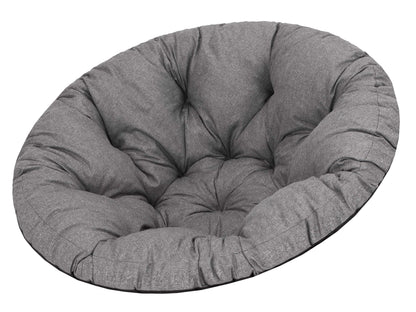 PillowPrim cushion for papasan chair, seat cushion, replacement cushion papasan D 114 cm floor cushion padded seat cushion play mat hanging chair Made in EU - Anthracite