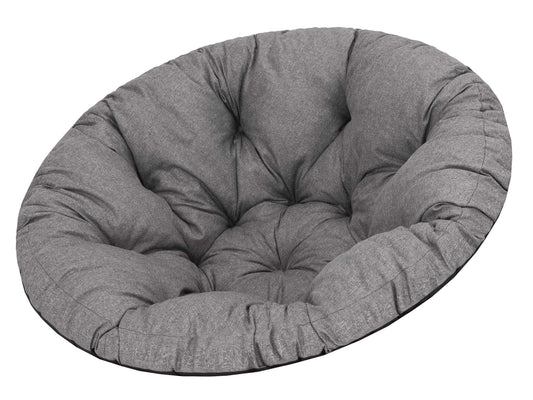 PillowPrim cushion for papasan chair, seat cushion, replacement cushion papasan D 114 cm floor cushion padded seat cushion play mat hanging chair Made in EU - Anthracite