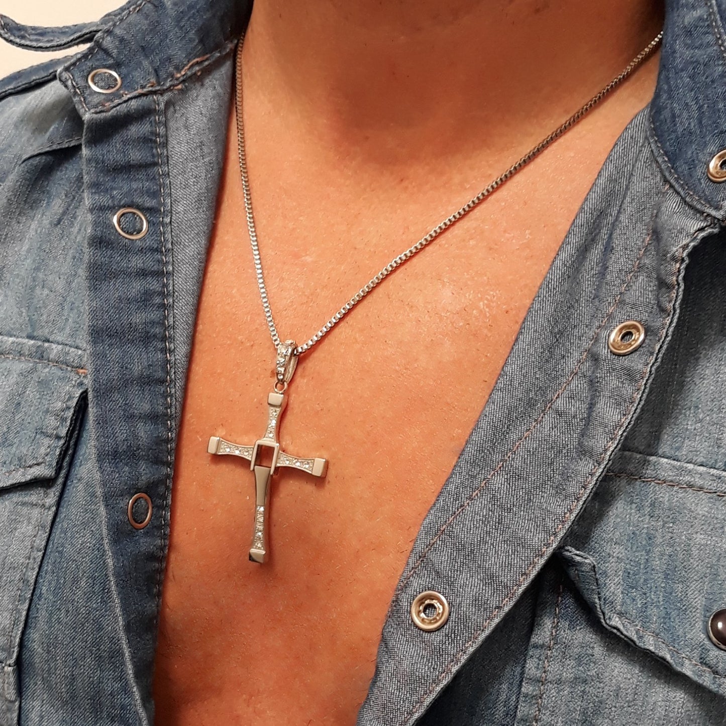 SAGA GIOIELLI® necklace Fast and Furious stainless steel incl. gift box
