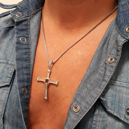 SAGA GIOIELLI® necklace Fast and Furious stainless steel incl. gift box