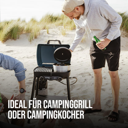 Enders® Mobile Camping Oven VAMO™, for baking, roasting, and cooking, compatible with stoves, grills, or hotplates - except induction, capacity approx. 2.3 liters, built-in thermometer #6866