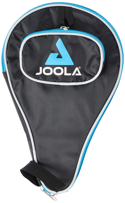 JOOLA Unisex Adult TT Case Pocket Racket Cover, Blue & Table Tennis Balls Tournament 3-Star Selected 40+mm Diameter Premium Table Tennis Training Balls White, 12 Pieces