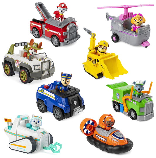 PAW PATROL basic vehicles with figures - random character selection - duplicates possible