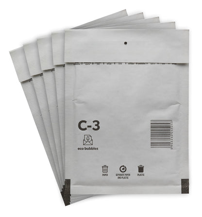 200 air bubble mailers shipping bags air bubble 170 x 225mm air bubble envelopes DIN A5 DIN A6 size C/3 C3 white padded envelopes bags
