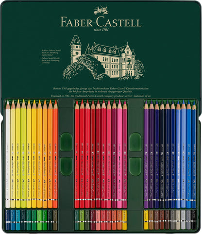 Faber-Castell 117560 Albrecht Dürer Watercolor Pencils, set of 60 watercolor pencils with thick 3.8mm leads, wooden pencils with water-soluble pigments.
