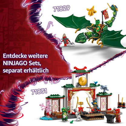 LEGO NINJAGO Spinjitzu Temple of the Ninja - Playset with 4 minifigures and 1 dragon figure - Building set - Christmas or birthday gift for boys and girls aged 4 and up 71831